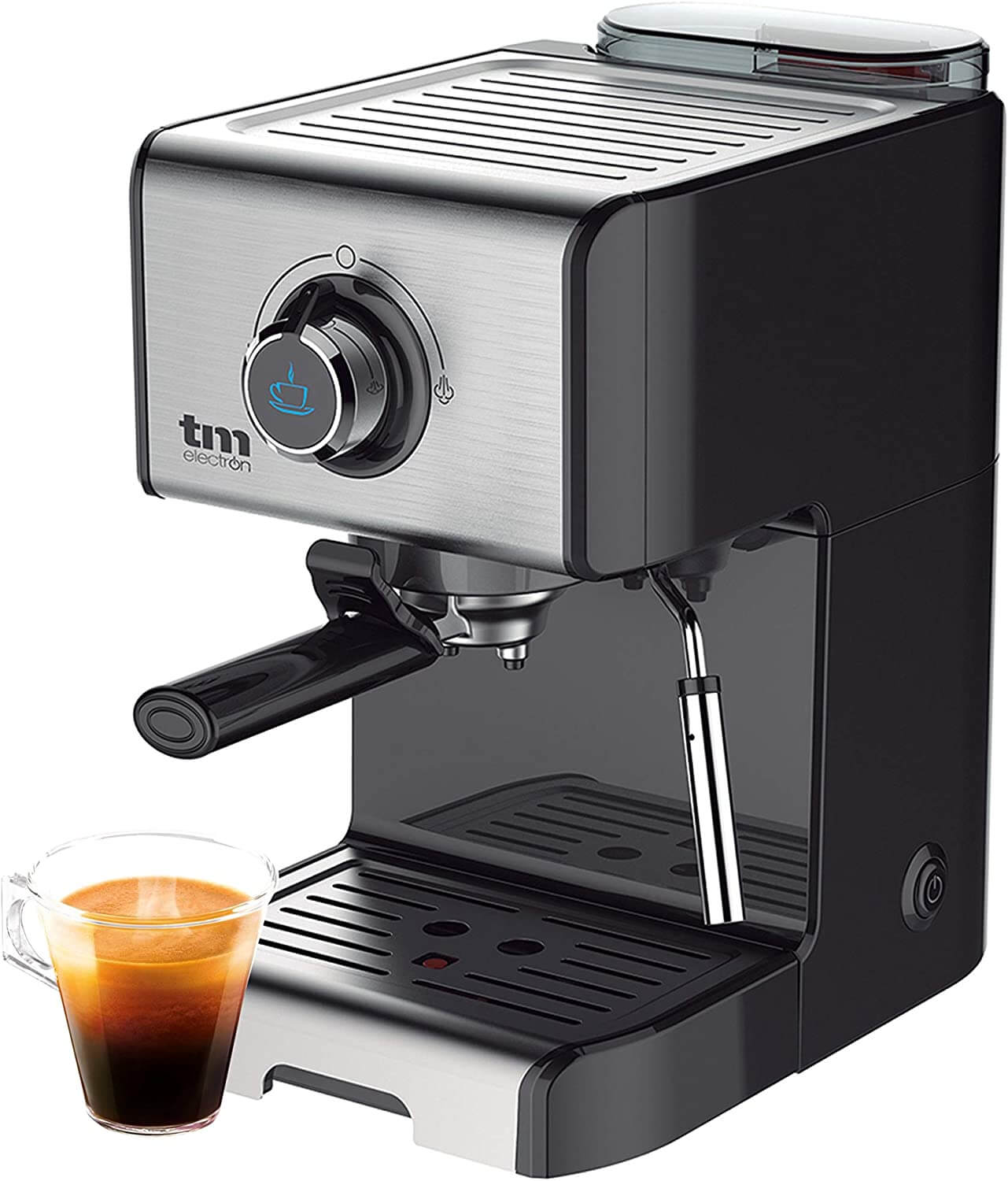 Cafetera espresso Princess 249412 - Con vaporizador de leche para  cappuccino y latte macchiato 
