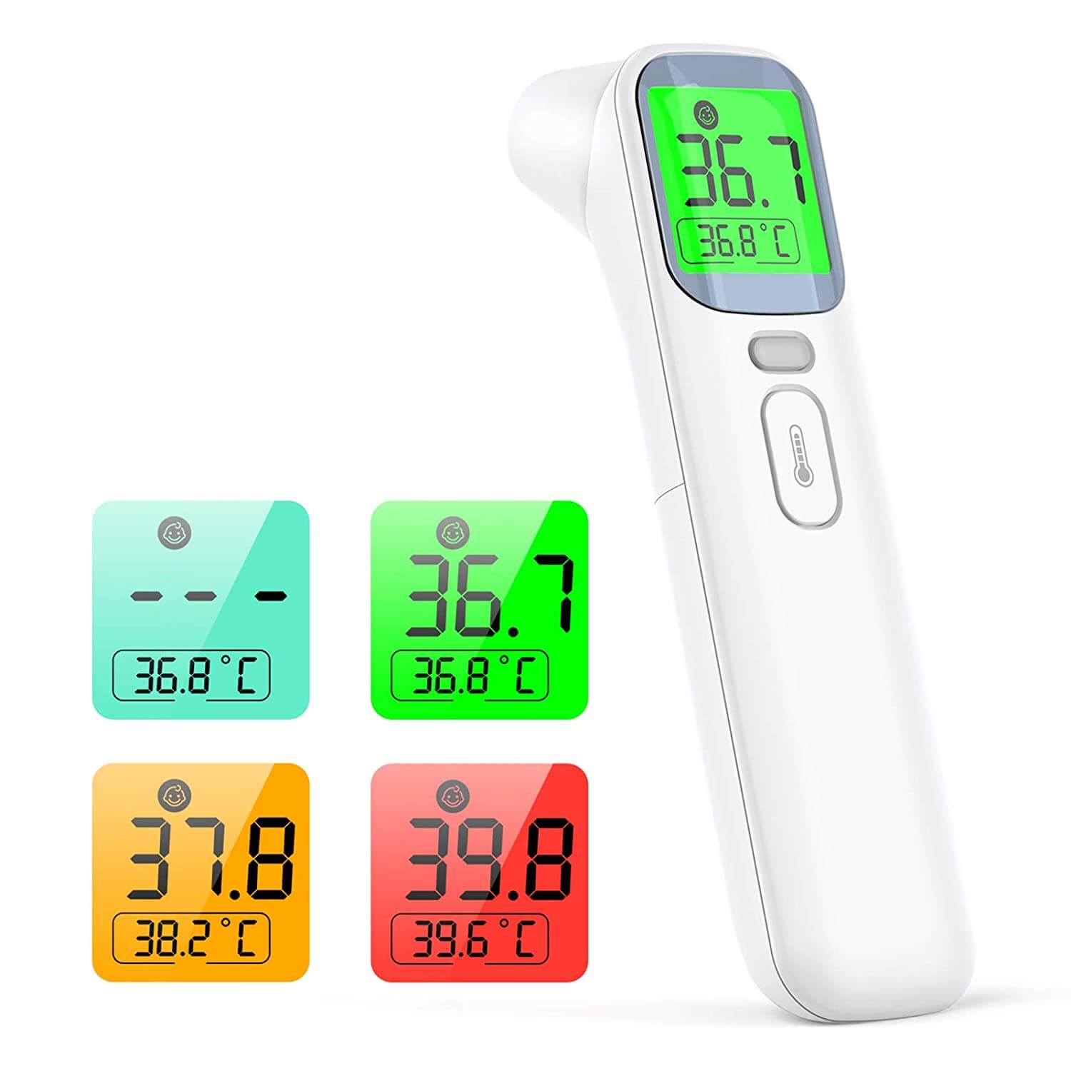 Termómetro para adultos, niños y bebés, termómetro oral digital, termómetro  de axilas, termómetro rectal, lectura rápida de 5 a 10 segundos, alarma de
